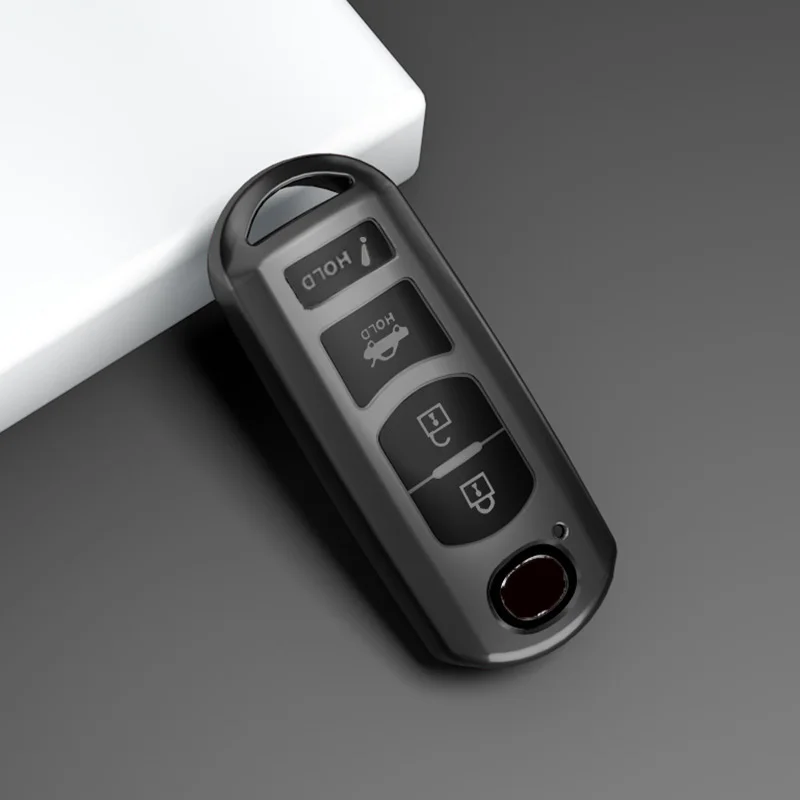 New TPU Car Key Case For Mazda 2 3 6 Demio Atenza Axela CX-5 CX5 CX-3 CX7 CX-9 3 4 CX30 2016 2017 2018 2019 Key Cover Button