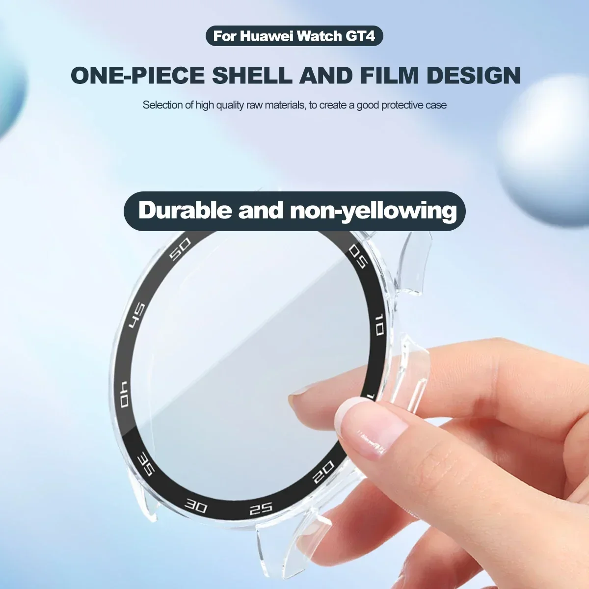 強化ガラスとHuawei Watch gt4用ケース,フルカバー,スクリーンプロテクターカバー,アクセサリー,46mm, 41mm