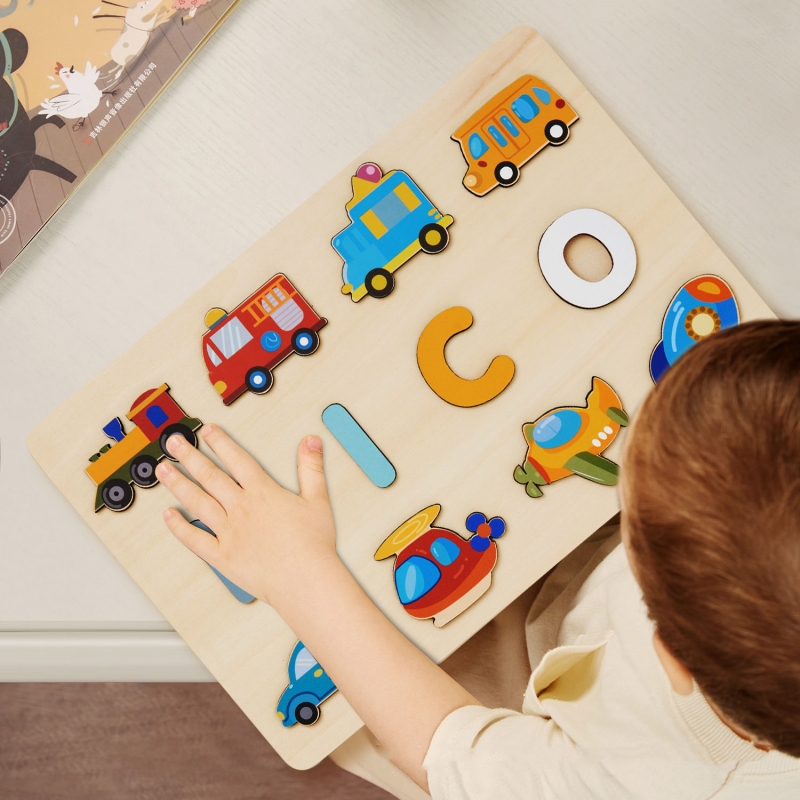 Персонализированные деревянные головоломки Монтессори на заказ, имя ребенка, доска-головоломка для малышей, развивающие игрушки по форме, индивидуальный день рождения