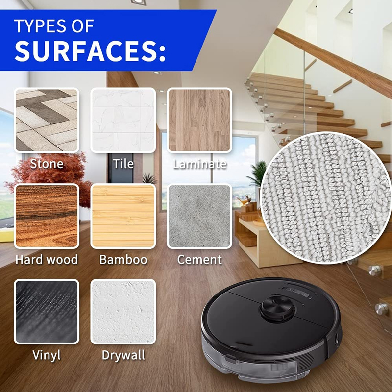 ใหม่Mopผ้าRags Padsอุปกรณ์เสริมสําหรับXiaoMi Roborock S5 Max S6 Pure S6 MaxV S5 S51 Xiaowa E25 E35 เครื่องดูดฝุ่นอะไหล่