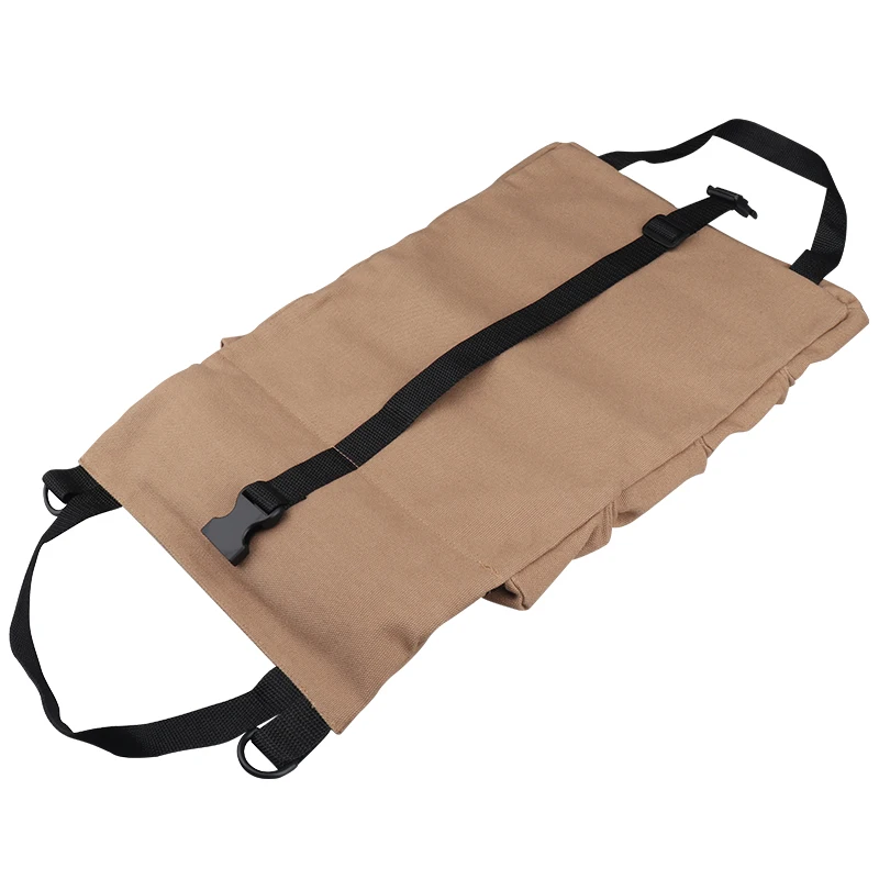 Portable Tool Roll Bag Pouch Wrench Screwdriver Pliers Roll Bag Case Canvas Roll Tool Bag Organizer Tools Storage Bag Case