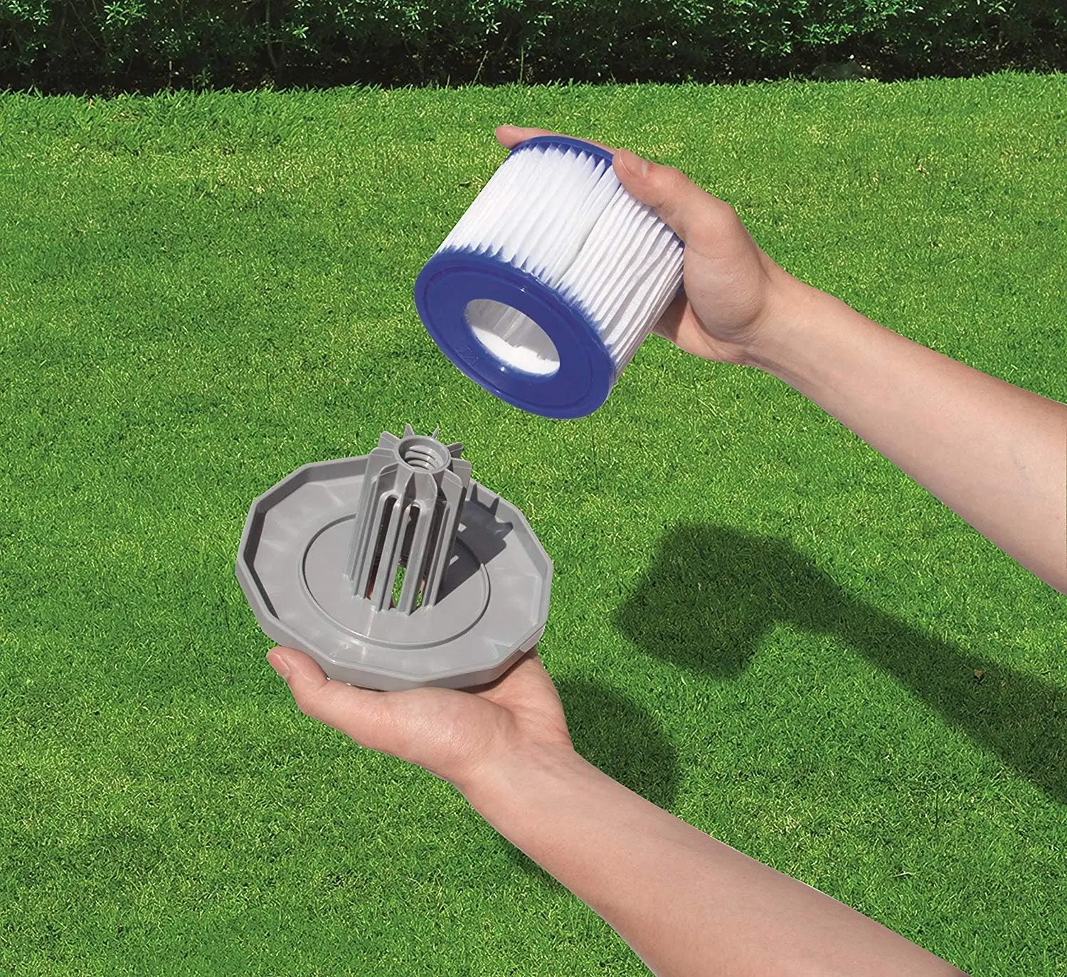 Replacement Swimming Pool Filter Fit for Bestway Flowclear Size VI Filter Cartridge Lay-Z-Spa - Miami Vegas Palm Springs