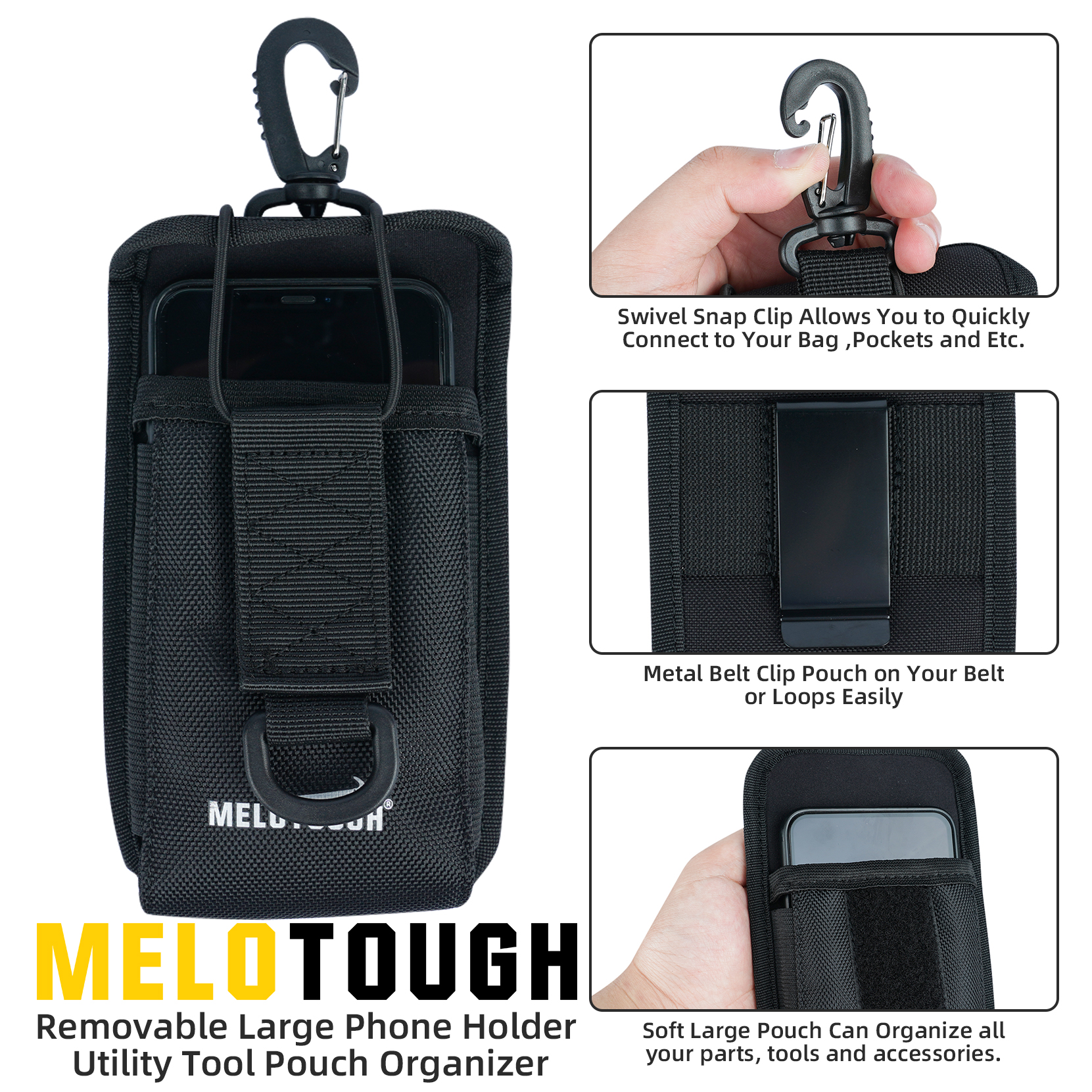 Gereedschapsriem Bretels Werkriem Bretels voor mannen Grote en lange constructie Tasbretels Gewatteerde werkriem Bretels