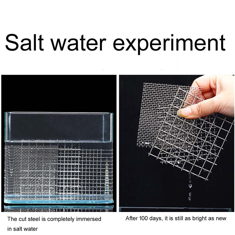 10-50/60/80/100/120/150/200/250/300/350/400 сетчатый тканый проволочный высококачественный лист из нержавеющей стали для экранирования фильтров 30x30 см