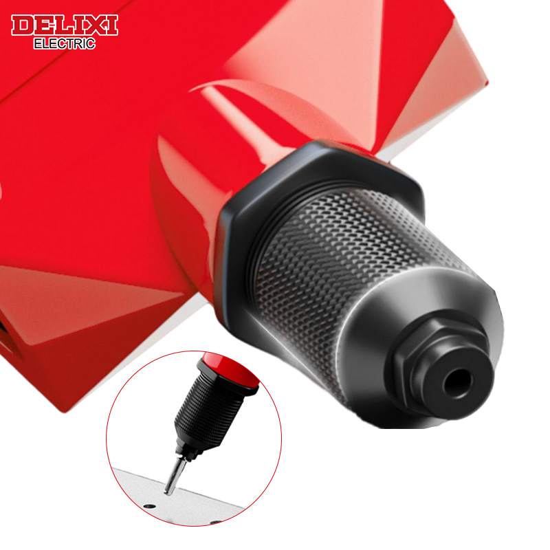 Delixi-手動電気リベットガン、プロのプルガン、ハイレバー、より多くの省力化、金属シートとパイプの締め付け