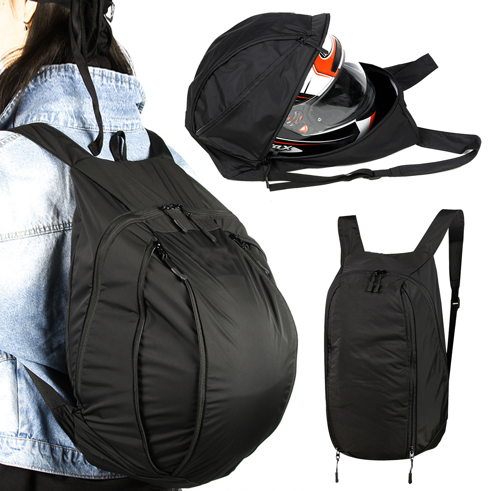 オートバイ旅行荷物バッグ 20-28L 拡張可能なバックパックヘルメット大容量防水ラップトップオートバイバッグ乗馬用