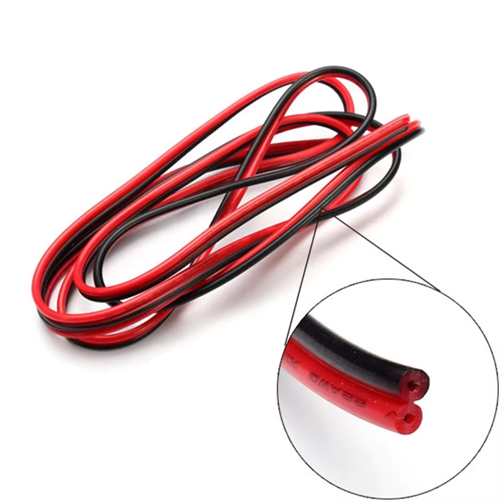 Fio elétrico dc 5m/10m 2 pinos cabo de extensão de tira única 22awg conector de cabo antiflaming para led de baixa potência pequena spliance 3c