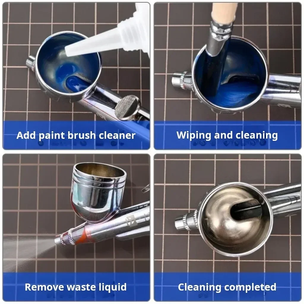 Hobby Model Building DIY Akcesoria Narzędzie Airbrush Szczotka do czyszczenia Szybkie czyszczenie Odporność na korozję MS138 MoShi Airbrush Gun