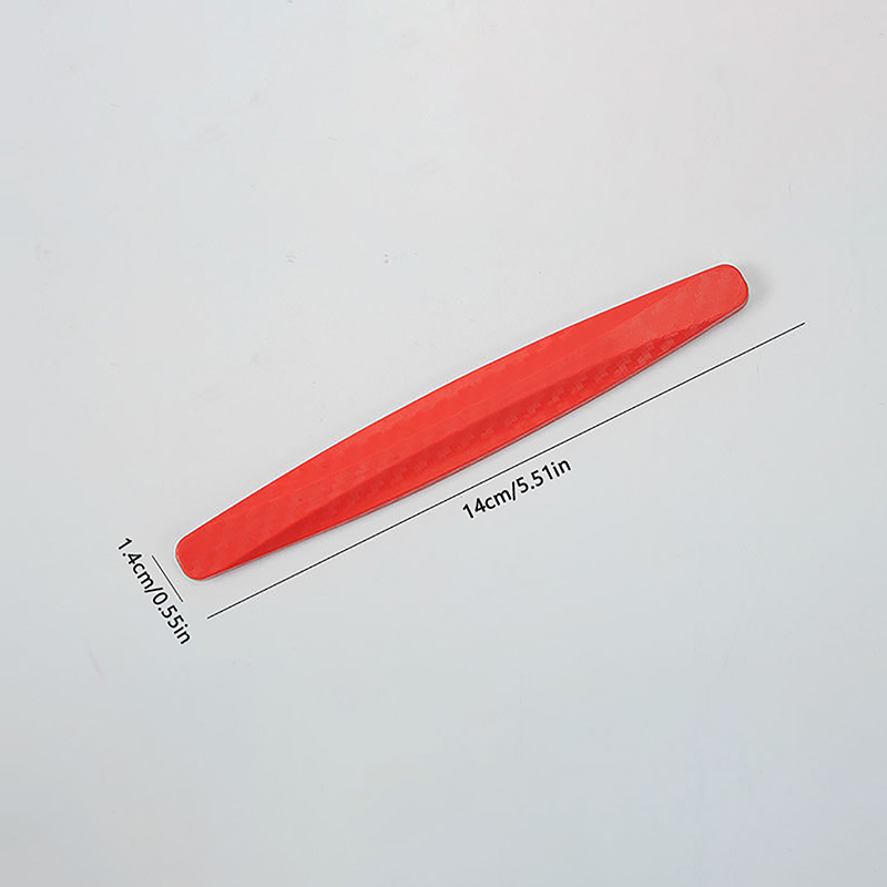 4 ピースユニバーサルフロントリアバンパーコーナープロテクターガード車の衝突防止保護装飾ストリップカーアクセサリー新