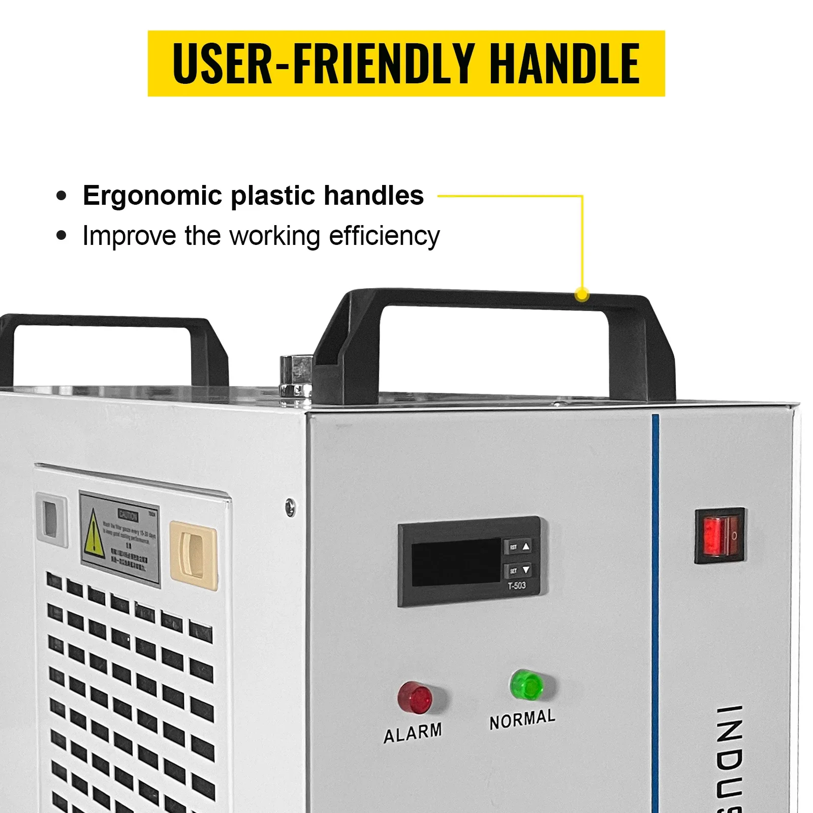 VEVOR CNC Industrie Wasserkühler CW-5200 CW-5000 Lasergraviermaschine Wasserkühler für 80W-130W CO2 Glaslaserröhrenkühlung