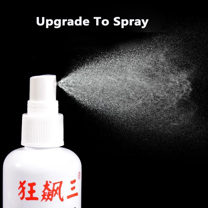 Nouveau HURRICANE 3 Tennis de Table caoutchouc adhésif nettoyage Spray Surface en caoutchouc 100ml raquette de Tennis de Table caoutchouc nutritif