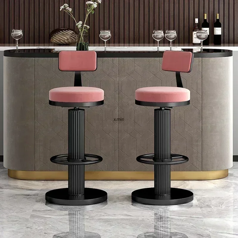 Make Up Office Bar Stools Luxury Accent Reception Accessories Bar Garden Furniture Sets Chairs Vanity Tall Gold Banqueta
