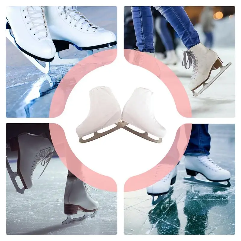 Ice Skate Boot Covers Protection Cover Outdoor Skating Accessory Boot Protector Figure Skating Easy-On Boot Cover Portable