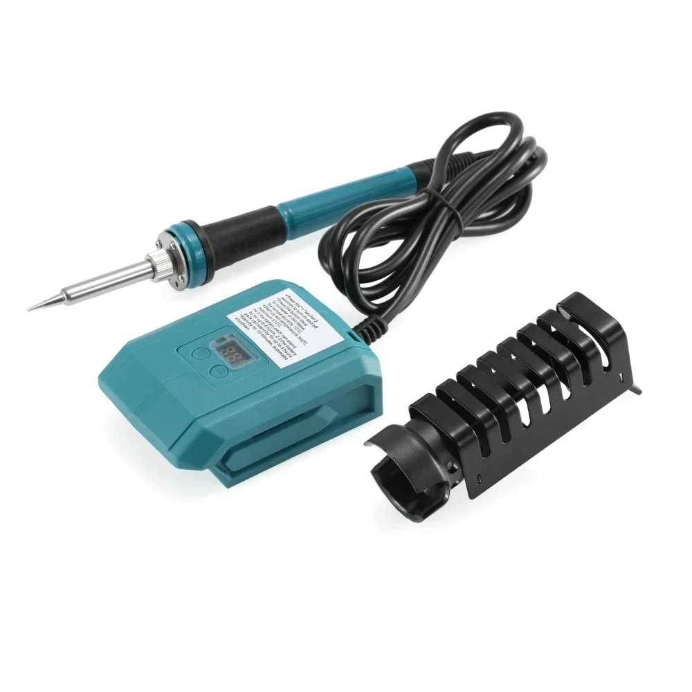 สําหรับ Makita 20V แบตเตอรี่ 60W หัวแร้งไฟฟ้าไร้สายเชื่อมเครื่องมือไฟฟ้า 300-500 ℃   ปรับอุณหภูมิได้เร็วความร้อน