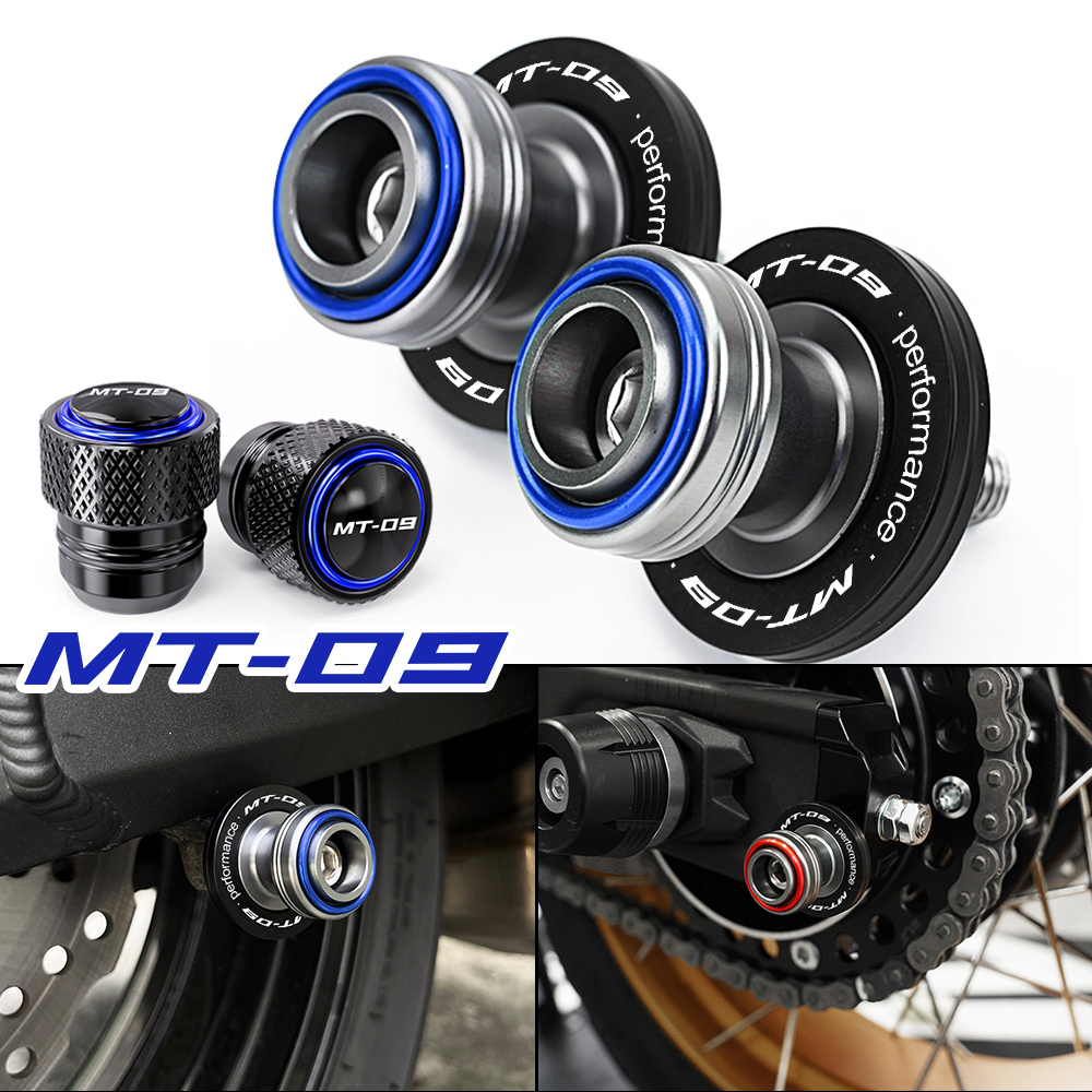 For Yamaha MT09 Tracer MT-09 SP 2014-2024 2025 M6 Motorcycle Accessorie CNC Aluminum Motorcycle Swingarm Spools M6 Stand Screws