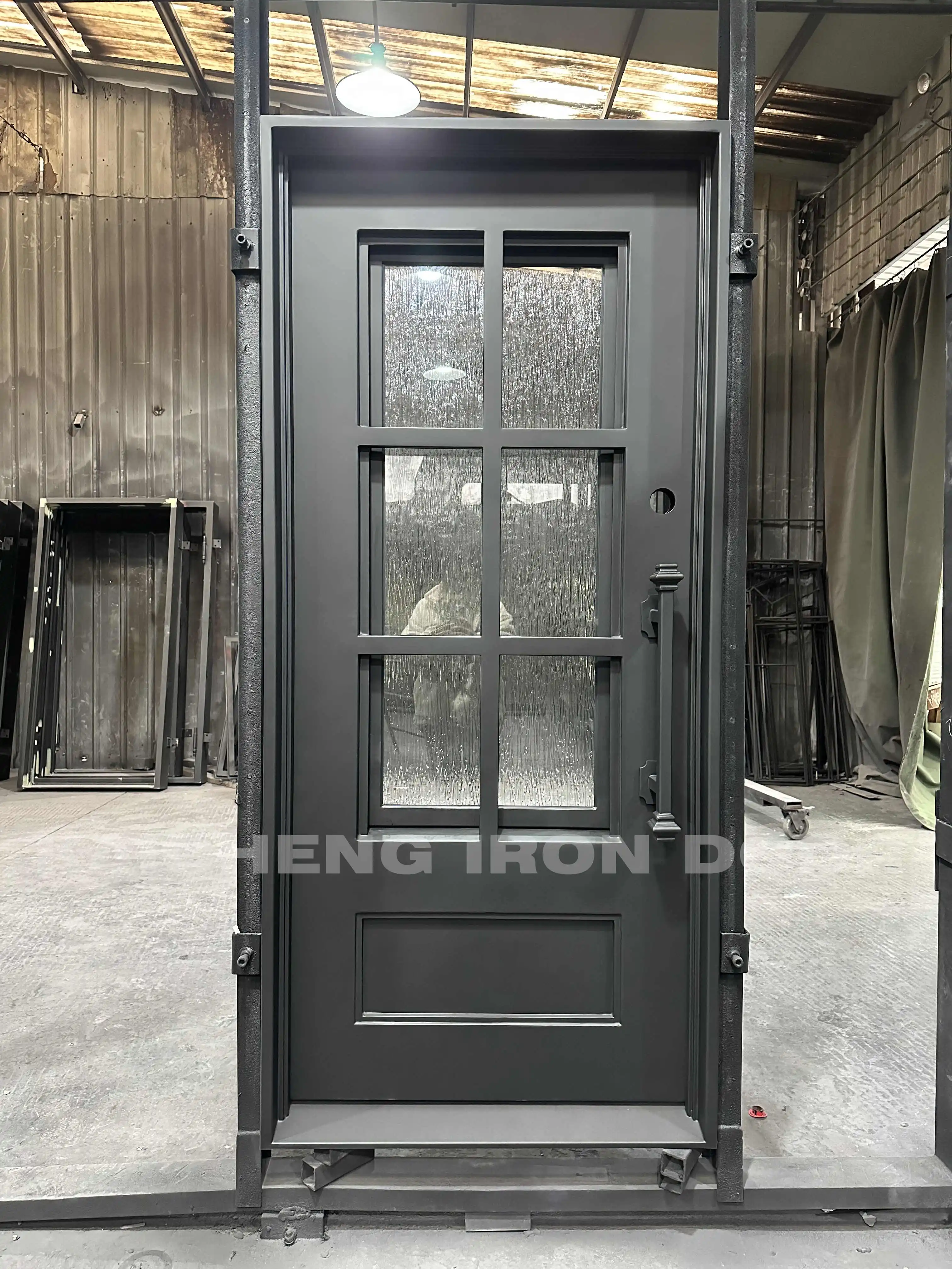 Front Iron Door Customized services, Customized Size Customized styles, High Quality Design Wrought Security Entrance Door