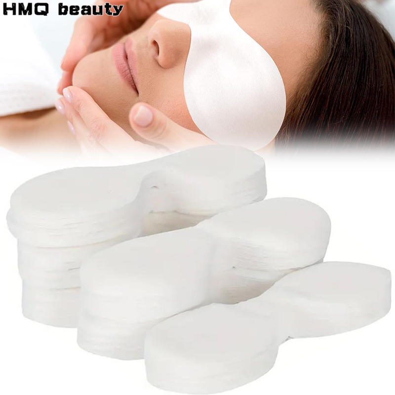 100 unids/bolsa mascarilla de ojos desechable papel ultrafino algodón Natural parches para el cuidado de los ojos para mujeres Spa cubiertas para los ojos herramientas para el cuidado de la piel Facial