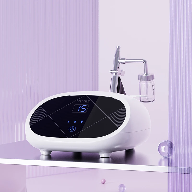 VLVEE Professional Face Hydration อุปกรณ์ 3 Gears ปรับแรงดันสูง ให้ความชุ่มชื้นแก่ผิว เดสก์ท็อปมือถือสเปรย์ปืน HomeUse