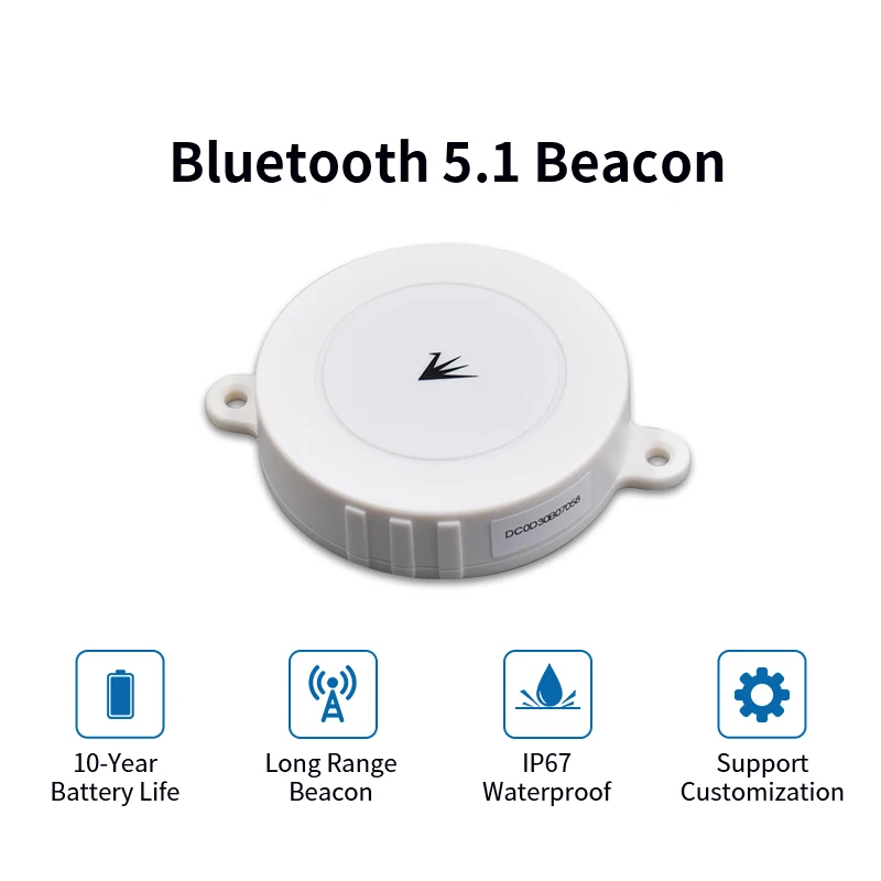 10 лет автономной работы, Bluetooth 5,1 Dialog DA14531 iBeacon для интерьерного устройства IoT