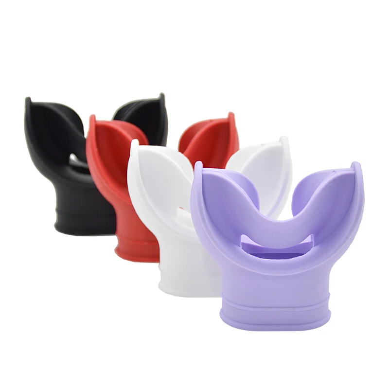 Boccaglio per snorkeling in Silicone comodo regolatore per immersioni subacquee coperchio per bocchino supporto per polpo fermi facili da usare