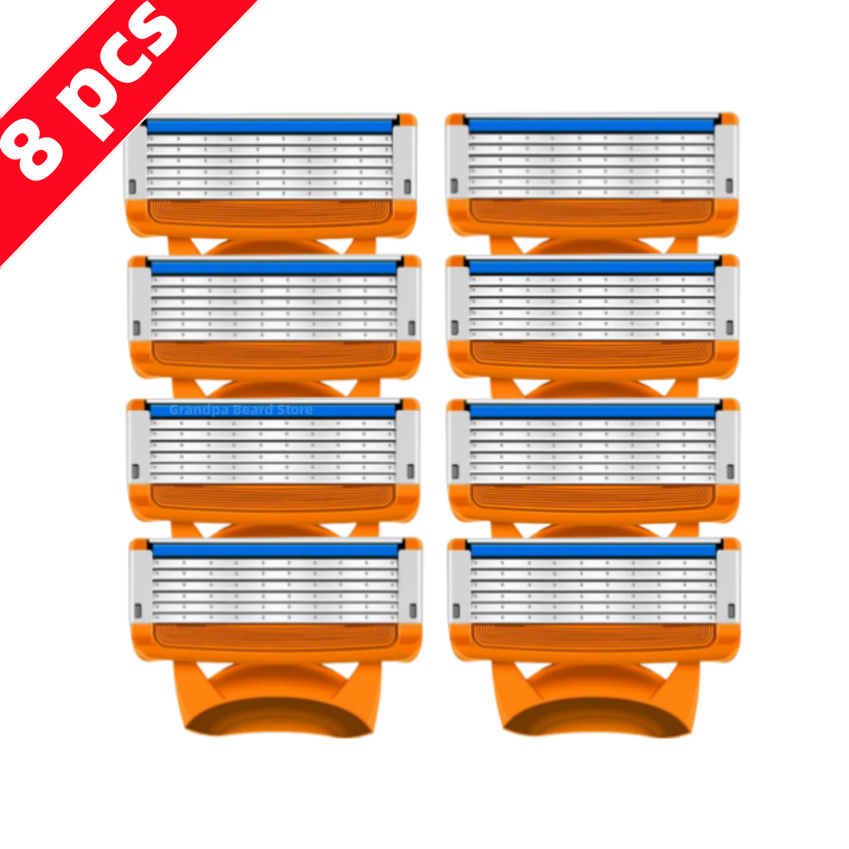 Navalha de ligação original para homens, rosto, cabelo, barba, barbear manual, cassetes, cabeças de barbear de substituição, cabeça de corte substituível