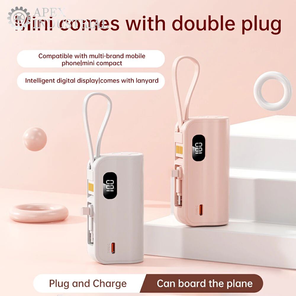 Мини 1x21700 Power Bank, чехол для зарядного устройства, капсульный мобильный аккумулятор, чехол «сделай сам», USB Type-C ярких цветов для сотового IPhone