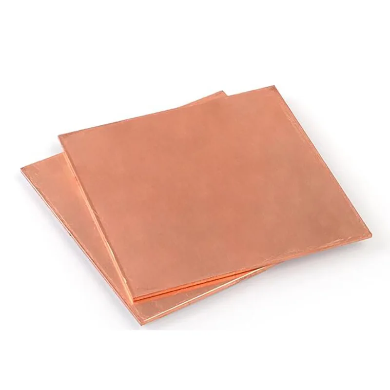 Placa de hoja de cobre 0,1 mm 0,2 mm 0,3 mm 0,4 mm 0,5 mm 0,8 mm 1 mm 1,2 mm 1,5 mm 2 mm 3 mm 4 mm 5 mm 6 mm 8 mm 10 mm