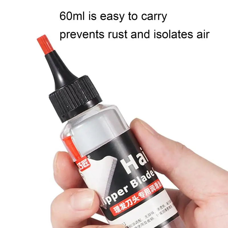 60ml tondeuse à cheveux tondeuses à huile tondeuse à huile huile de rasoir inodore réduit la Friction huile de barbier pour tondeuses outils de tondeuse à cheveux