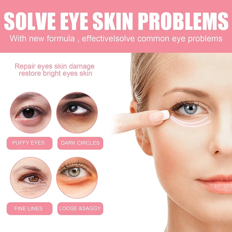 Instant Wrinkle Removing Eye Cream Remove Fine Lines Firming Facial Deep Nourishing Long Lasting Moisturizing Skin Care Product