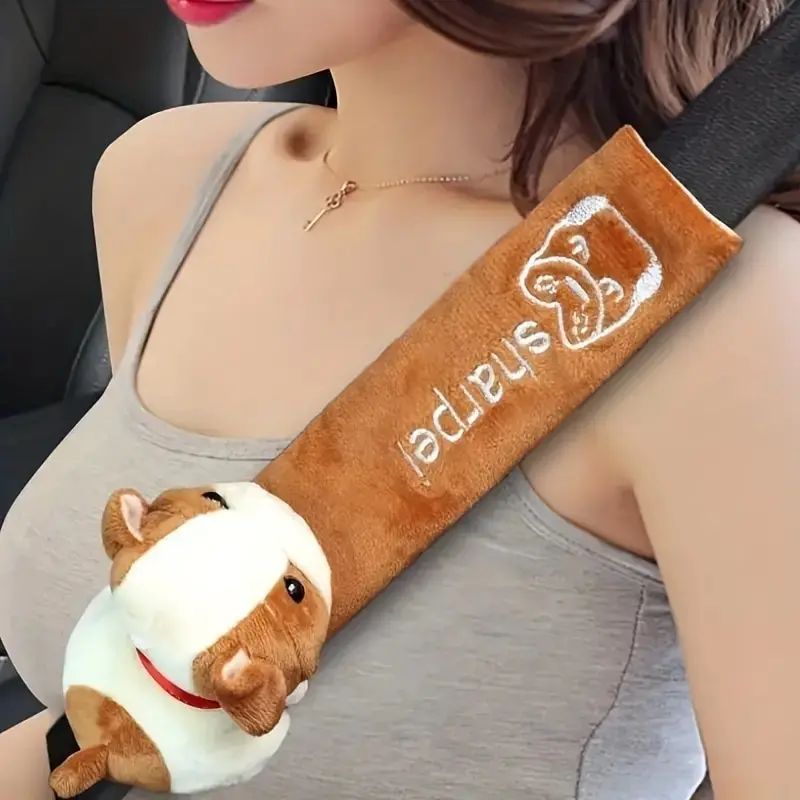 1 pçs almofadas de capa de cinto de segurança do carro universal auto couro do plutônio ombro almofada protetor alça de assento do veículo para mulheres e crianças