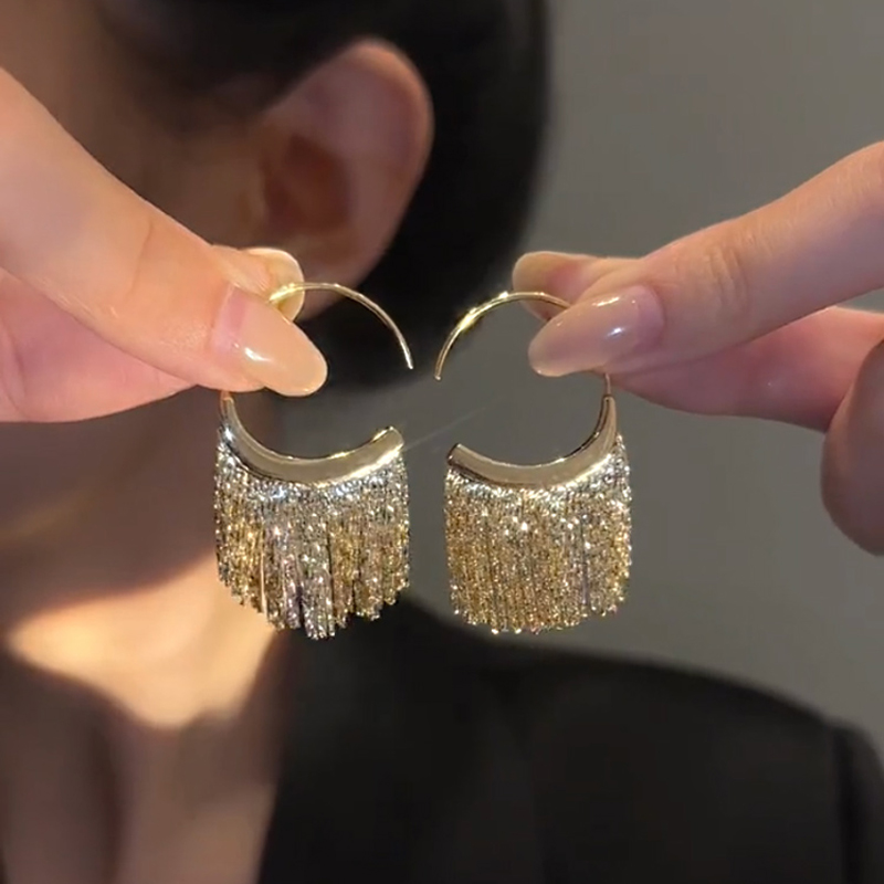 Boucles d'oreilles à pampilles en os de serpent Dense en argent 925, nouvelle Version, simples, couleur or argent, bijoux de fête, beau cadeau pour femmes