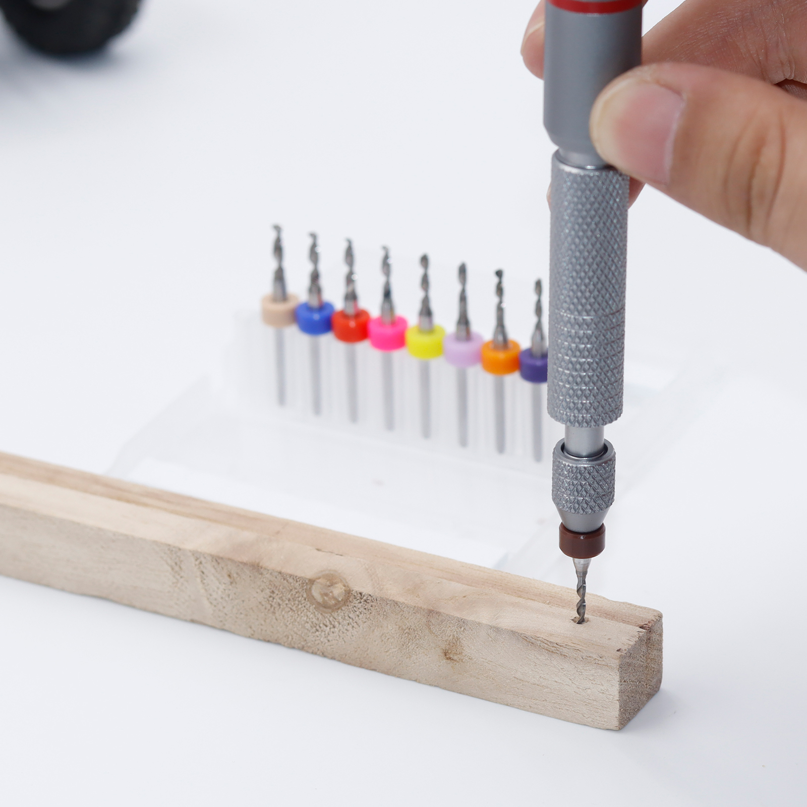 11 または 21 ピースニードルバイスセット減圧ハンドツイストドリルダブルベアリングロータリーさまざまなサイズの交換可能なビット