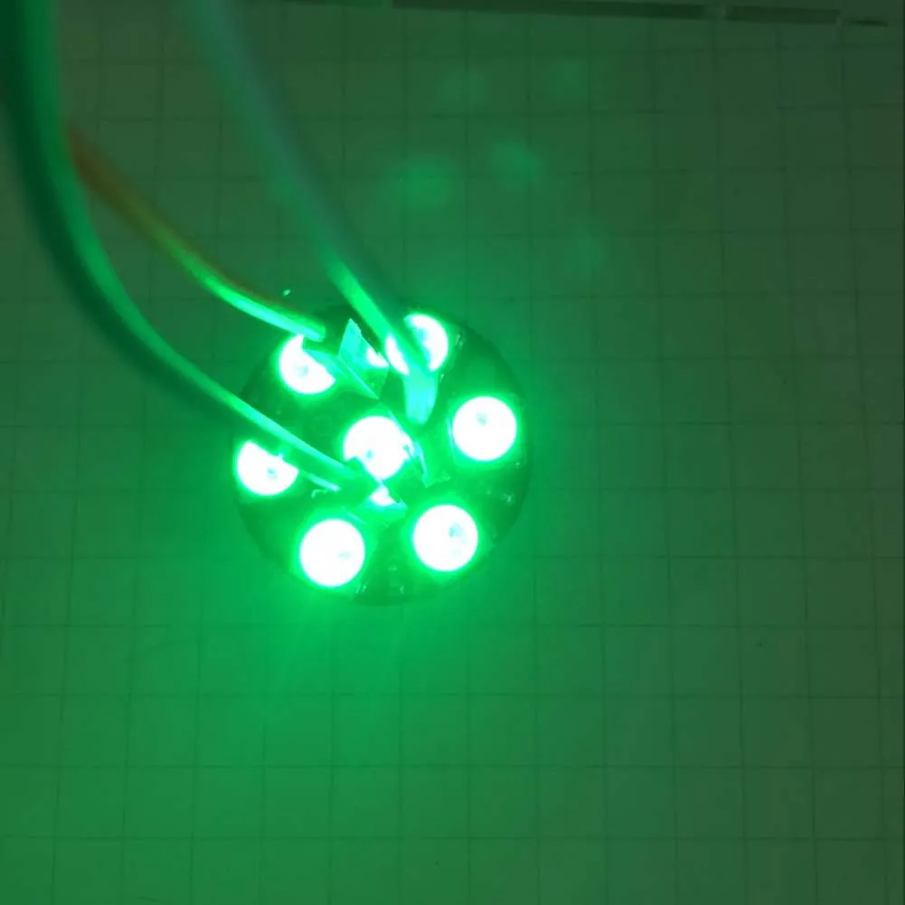 10pcs rgb led ring 7 bit led ws2812 5050 lampen licht mit integrierten treibern für arduino reverse polarität schutz ic control
