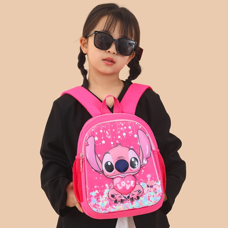 디즈니 새로운 스타일 Stilt 유치원 초등 및 중급 귀여운 학교 소년과 소녀 경량 릿지 보호 배낭