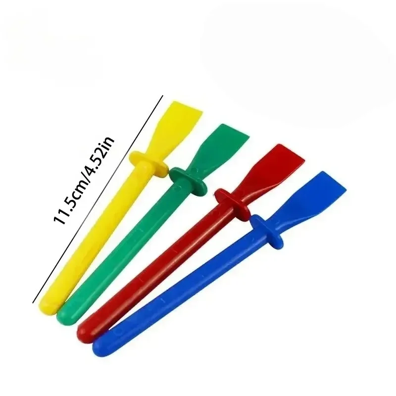 8–20 Stück Kleberstreuer, Polypropylen-Kleber-Ausstrich-Sticks-Applikator, Malerei-Schaber für handgefertigte DIY-Kunst-Leder-Bastelwerkzeuge