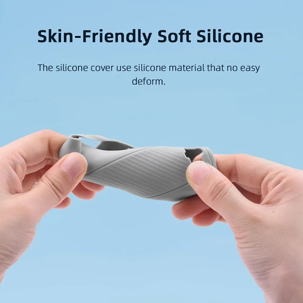 BRDRC Pocket 3 Silicone Case for DJI Pocket 3 Camera Anti-Scratch Handle Soft Protective Case Lens Cap Anti-bump Cover Accessory