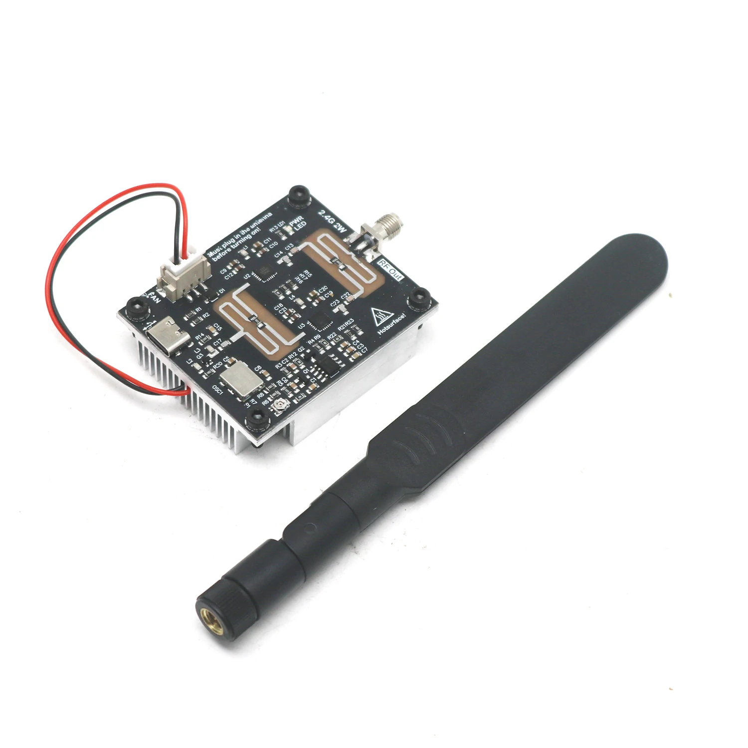 2.4Ghz 2W WiFi Bluetooth Sweep Signal Source VCO RF Generator RF Power Amplifier For 2.4G BT Headset Music Speaker Wifi Camera