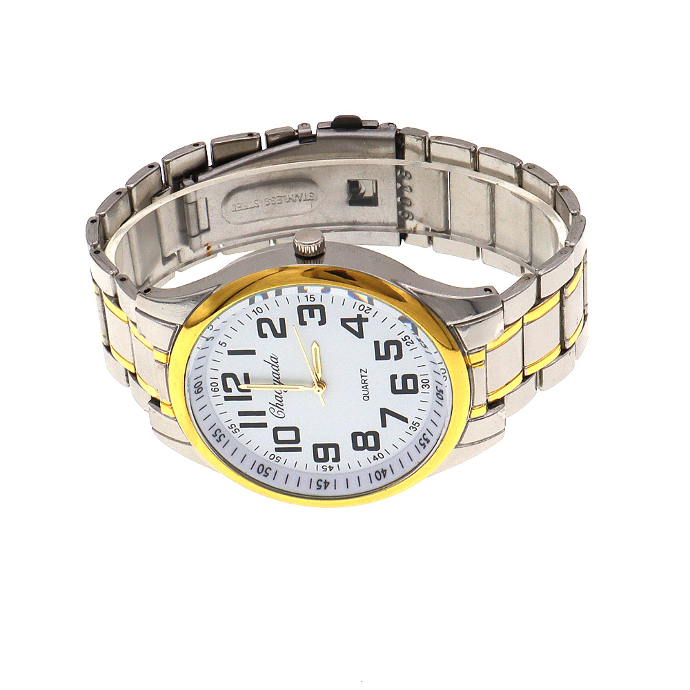 Alta qualidade feminino relógios masculinos relógio de pulso de quartzo relógio de ouro pai mãe presentes grande número relógio analógico digital dropshipping