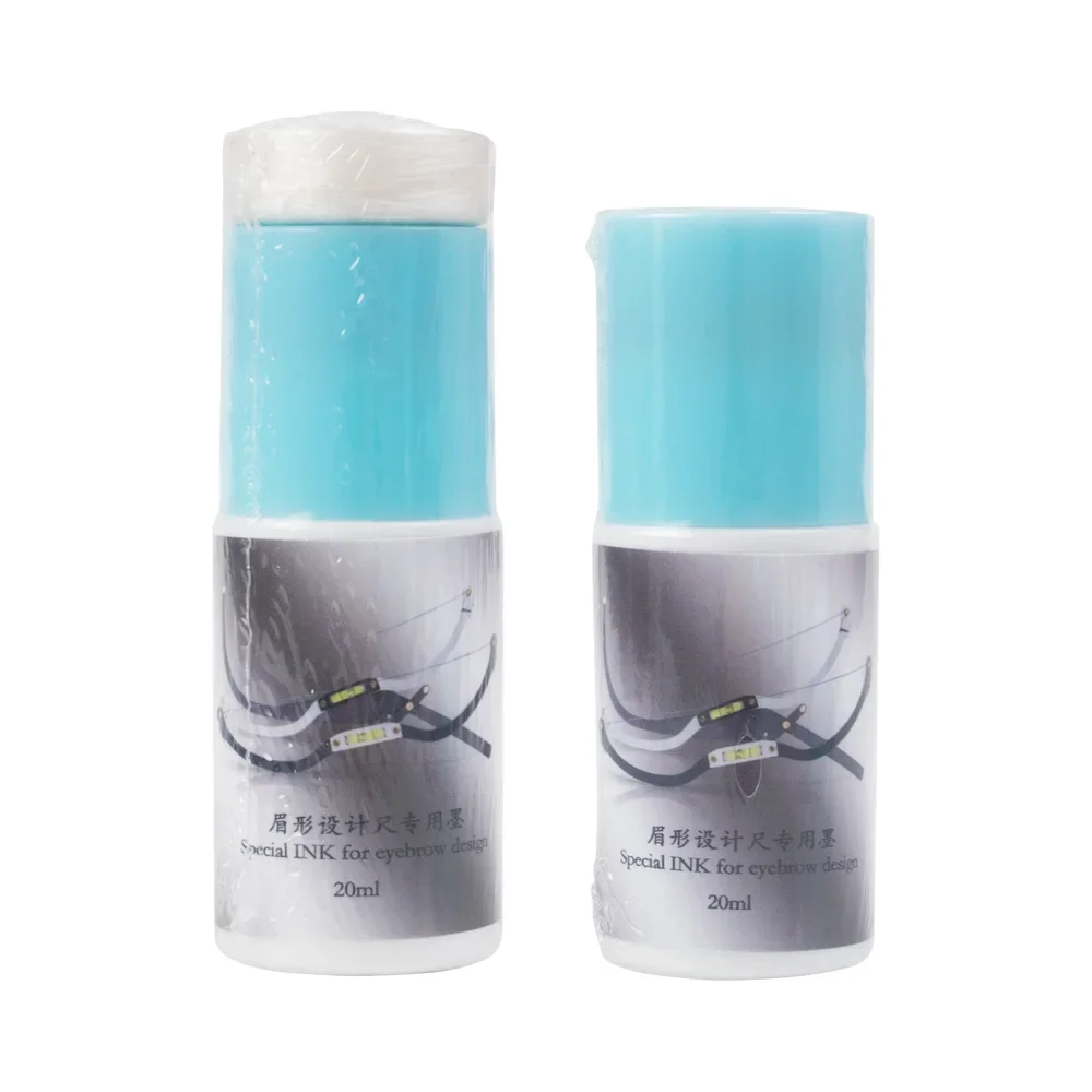 Regla para cejas, tinta para Microblading, maquillaje permanente, regla de línea de arco y flecha para cuerda, tatuaje preentintado, mapeo PMU, medición de cejas