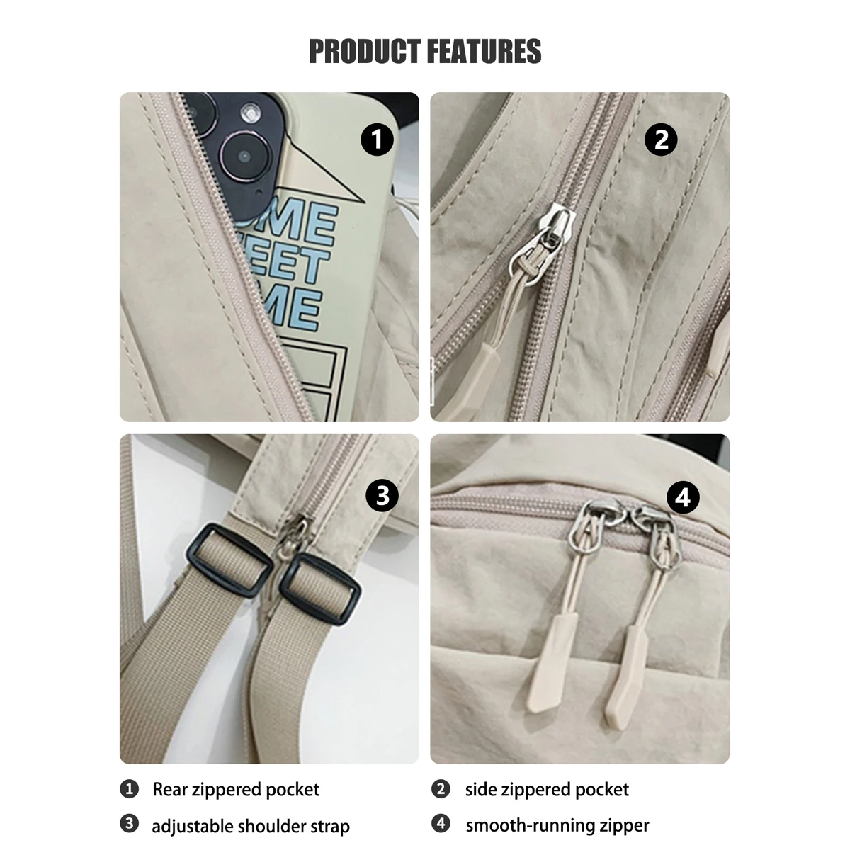 Mochila de peito Myco 2 em 1 para homens e mulheres – Bolsa tipo estilingue leve para caminhada com porta de carregamento USB e bloqueio Rfid (viagens/jogos/Dai