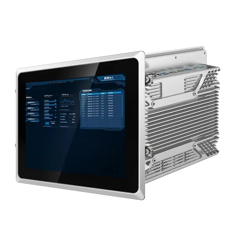 PC de panel industrial todo en uno de cuatro núcleos J6412 N5095 de 10,4 pulgadas con 4 USB compatible con WiFi 4G