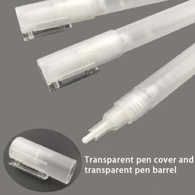 Sáng Tạo Nhựa Trống Bút Cần 3Mm 5Mm 6.5Mm 8Mm 10Mm Nòng Ống Cho Graffiti Bút chất Lỏng Phấn Đánh Dấu Bút Sơn Phụ Kiện