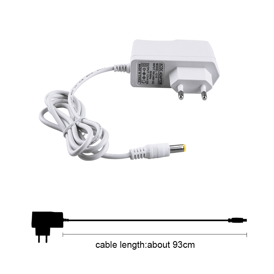 DC 12V Power Supply Adapter Lighting Transformer Input AC 100-240V Output DC 12V 1A 2A 3A LED Driver Charger EU US UK AU Plug
