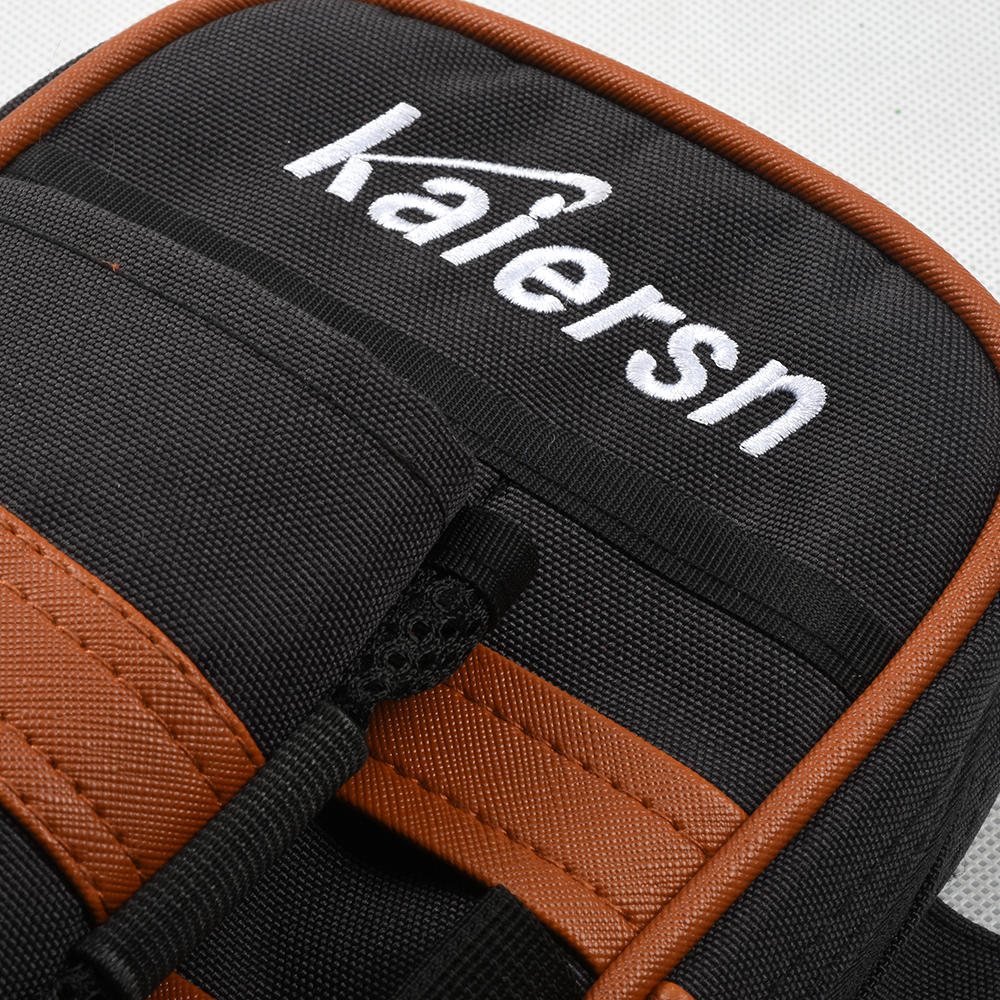 Kaiersn 고품질 파크 골프 가방, 볼 클립 2개 포함 허리 가방, 골프 액세서리 가방