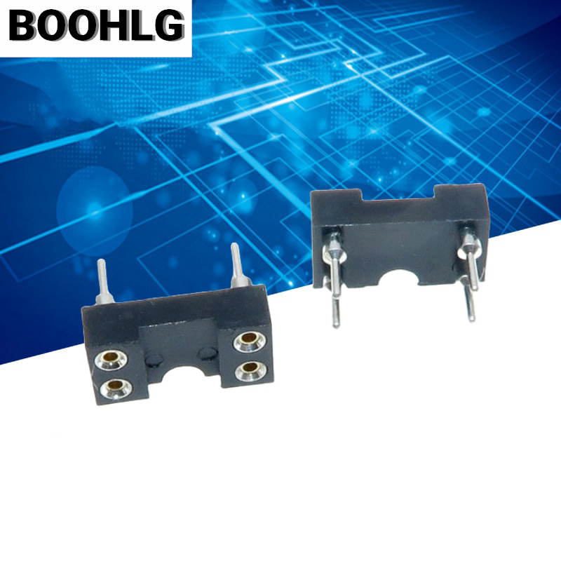 Enchufe de agujero redondo DIP4 IC, adaptador de soporte de prueba de CHIP DIP 4 P, Conector de paso de 2,54 MM, 10 piezas