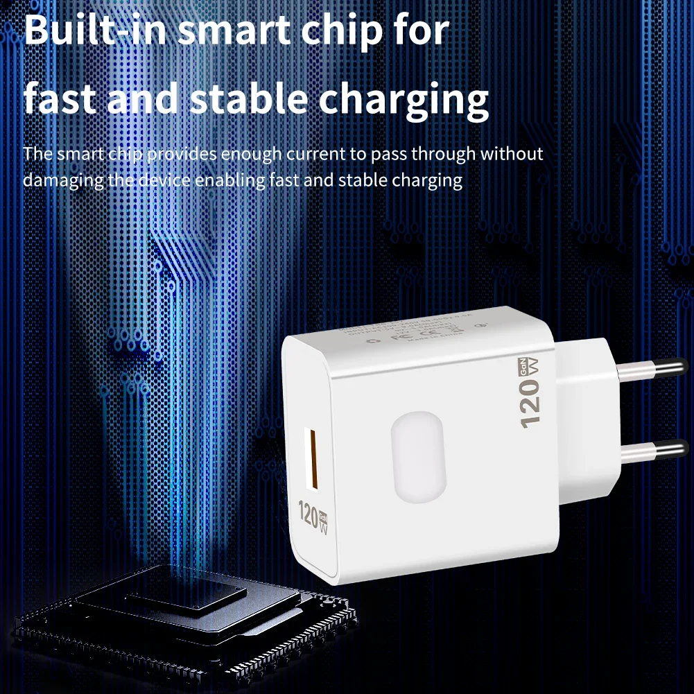 GaN USB Charger Fast Charging Quick Charge QC3.0 10A Type C Cable Mobile Phone Charger Adapter For iPhone Huawei Samsung Xiaomi