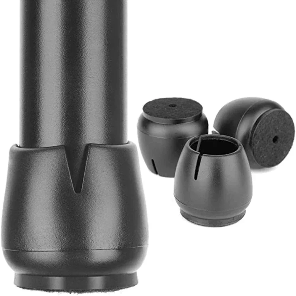 24Pcs Đen Đồ Chân Chân Miếng Lót Silicon Tầng Bảo Vệ Cho Trang Trí Ghế Chân Mũ Chống Trơn Trượt Bàn Chân sàn Gỗ Bảo Vệ