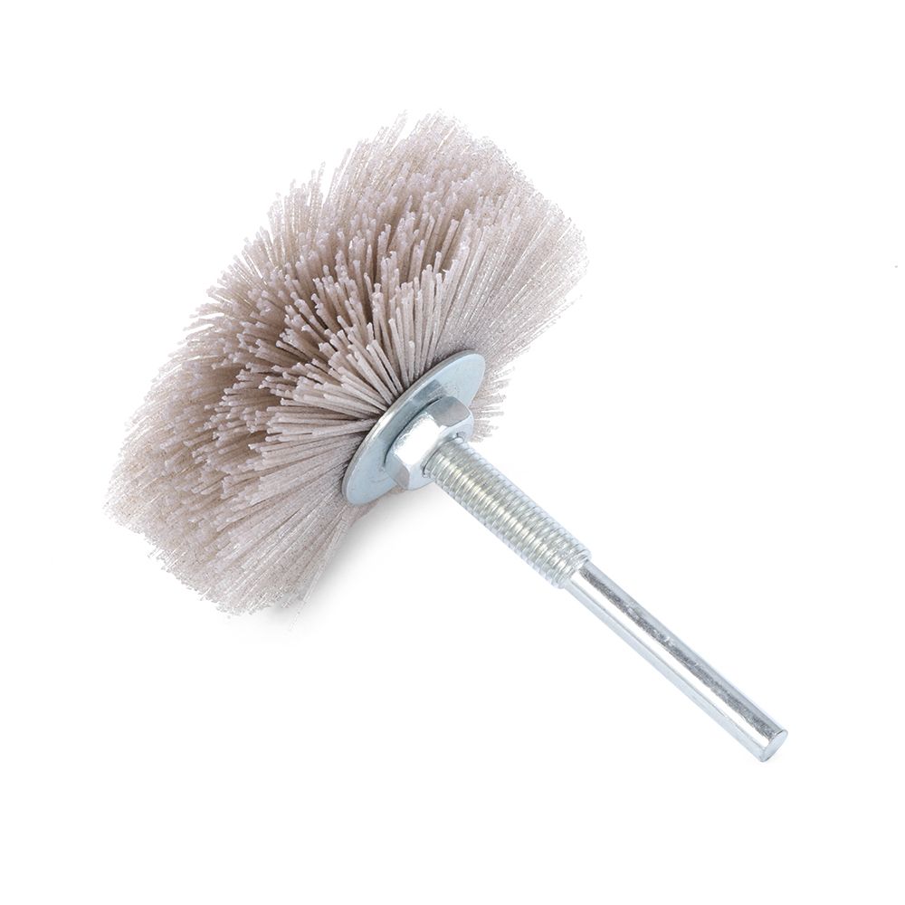 Broca de móveis de madeira, polimento, rebarbação, fio abrasivo, cabeça de flor, escova de roda de nylon, polimento de broca elétrica