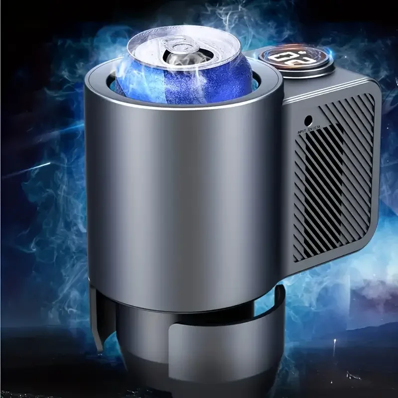 Smart Car Cup Holder, Refrigeração Auto Cup Drink Holder, Camping, Viagens, Condução Bebidas Latas Refrigerador