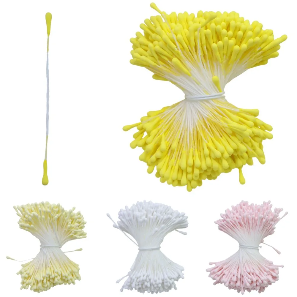 360 stücke 2mm Moulti Optionen Künstliche Blume staubblatt Mini Perle Floral stempel Für Hochzeit Party Dekoration DIY Zubehör